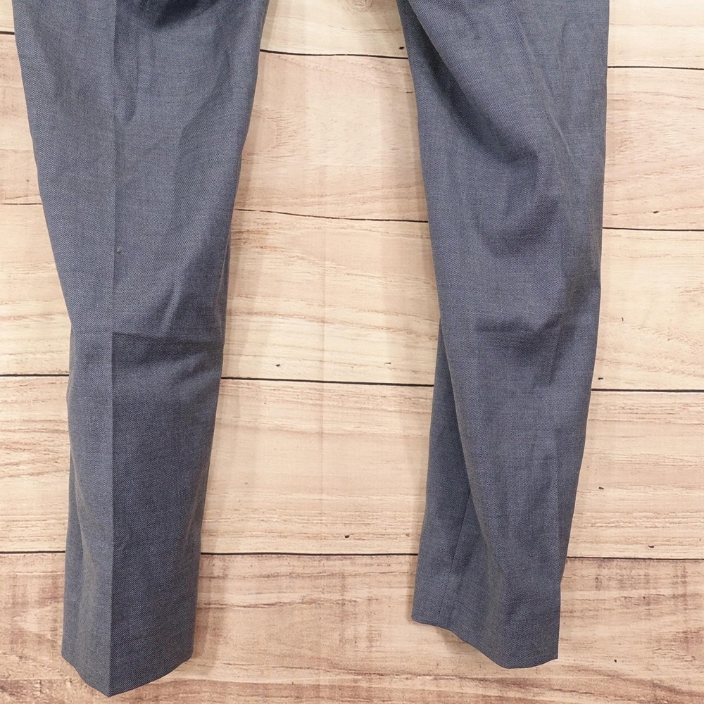 New! Calvin Klein Dress Pants Mens 40x30 Blue Slim Fit Stretch Flat Front - Picture 7 of 10